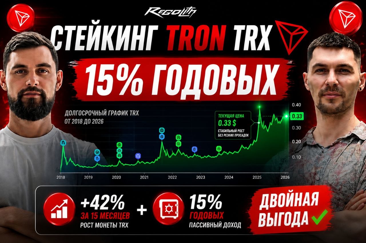 Новый выпуск о TRON Staking Fund: 62,6% за 15 месяцев и вся механика стейкинга