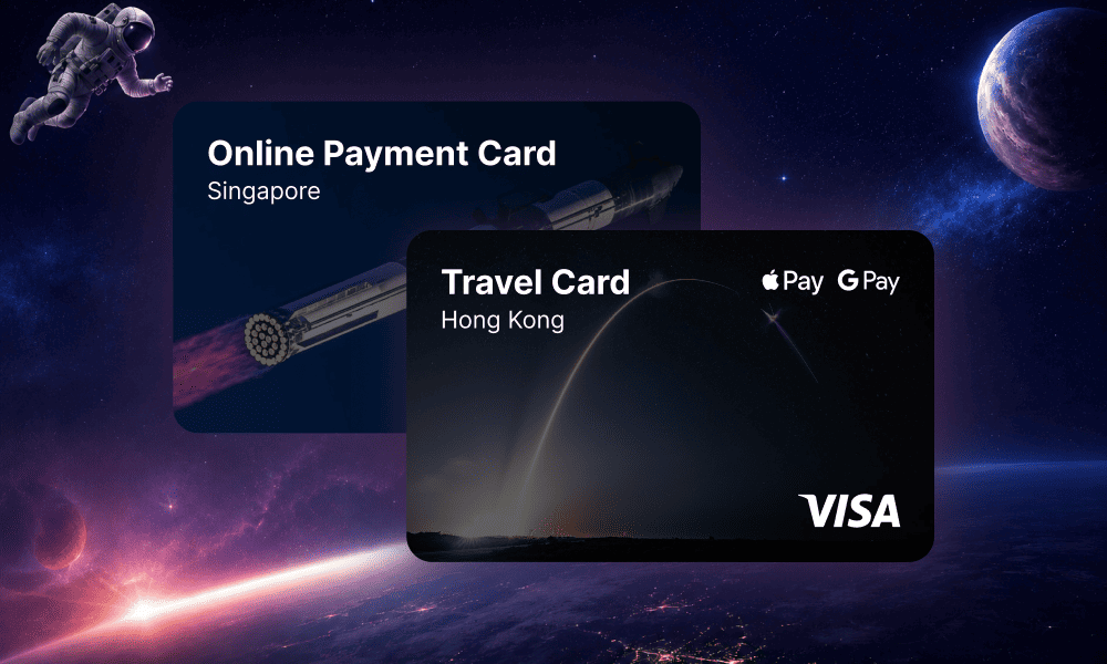 Regolith Cards: две карты для онлайн-платежей и путешествий