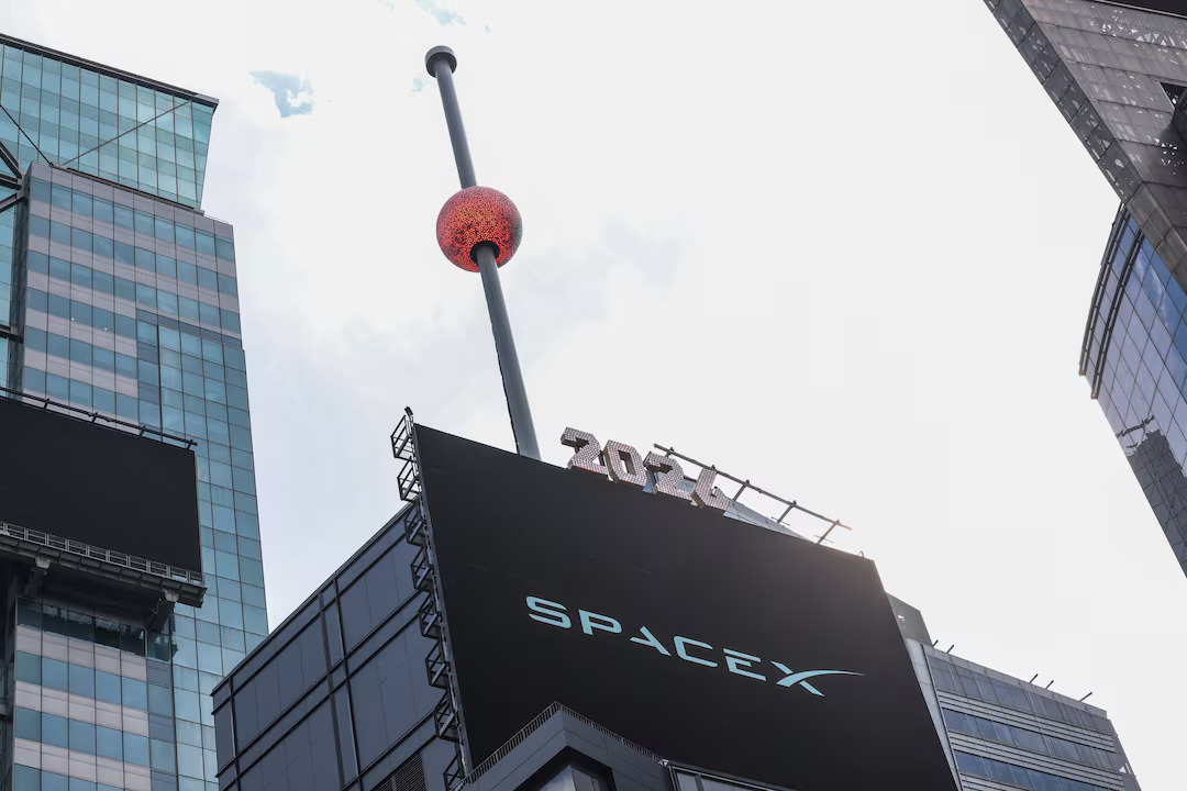 Небоскребы Нью-Йорка в день IPO SpaceX