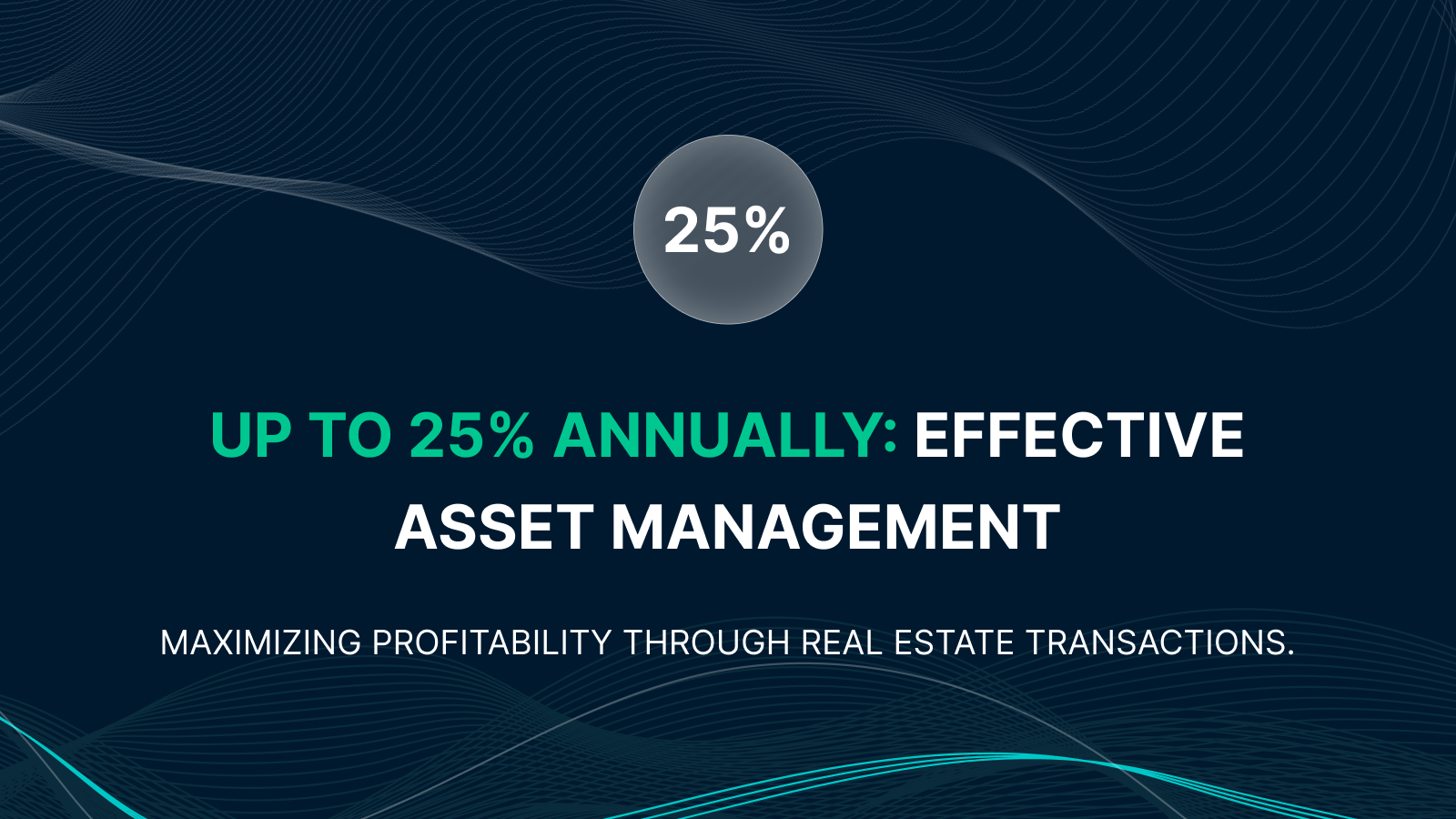 Real estate transactions with profit